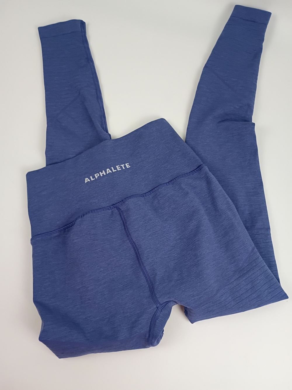 Alphalete High-Waist Leggings in Deep Blue